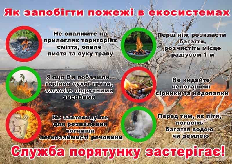 Як запобігти пожеж в екосистемах
