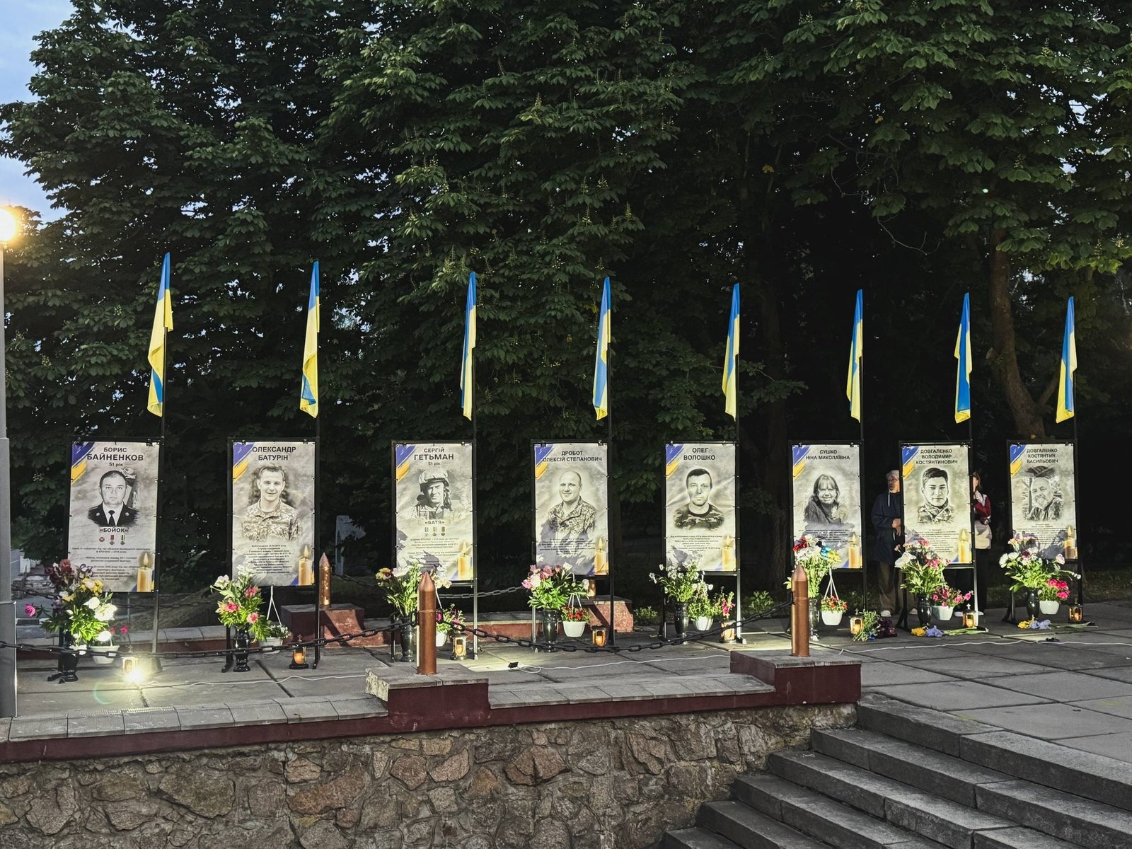 У селі Германівка відкрили Алею пам’яті Героїв, присвячену військовослужбовцям, які віддали життя за Україну, починаючи з 2014 року